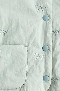 Embroidered-Detail Jacket