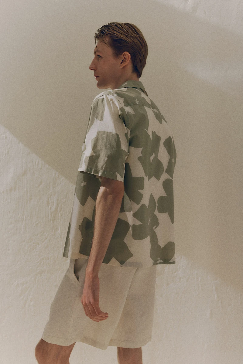 Regular-Fit Cotton Resort Shirt