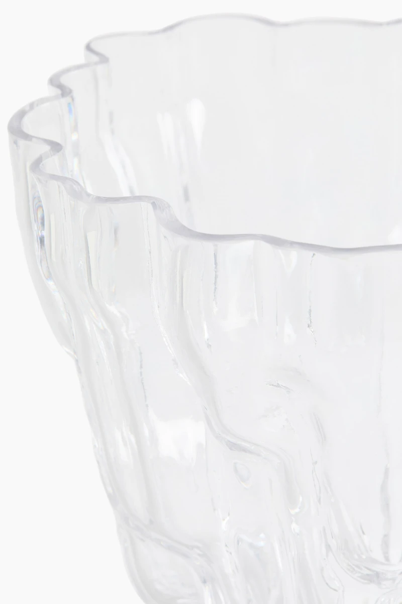 Textured-Glass Vase