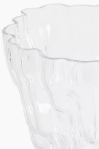Textured-Glass Vase
