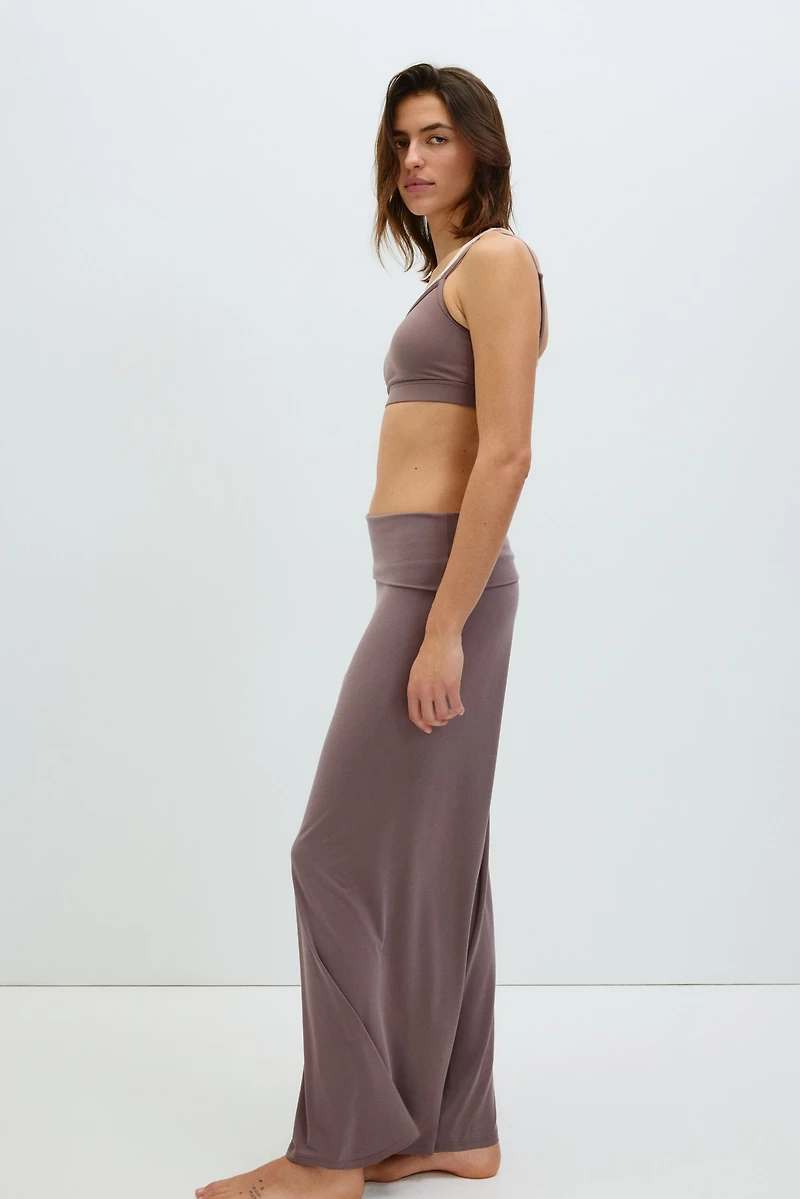 Foldover-Waist Pants