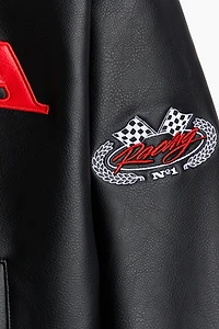 Veste de baseball avec motifs