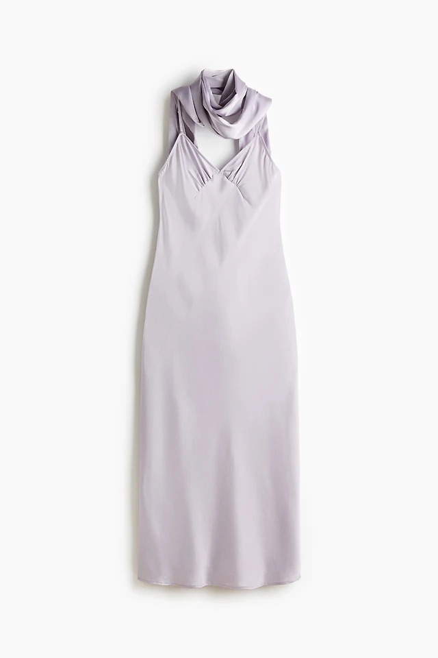 twinkle strap satin long slip dress VS Twinkle Strap Satin Long Slip Dress