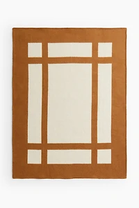 Couverture en laine mélangée