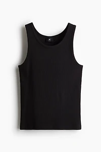 Slim Fit Ribbed Tank Top