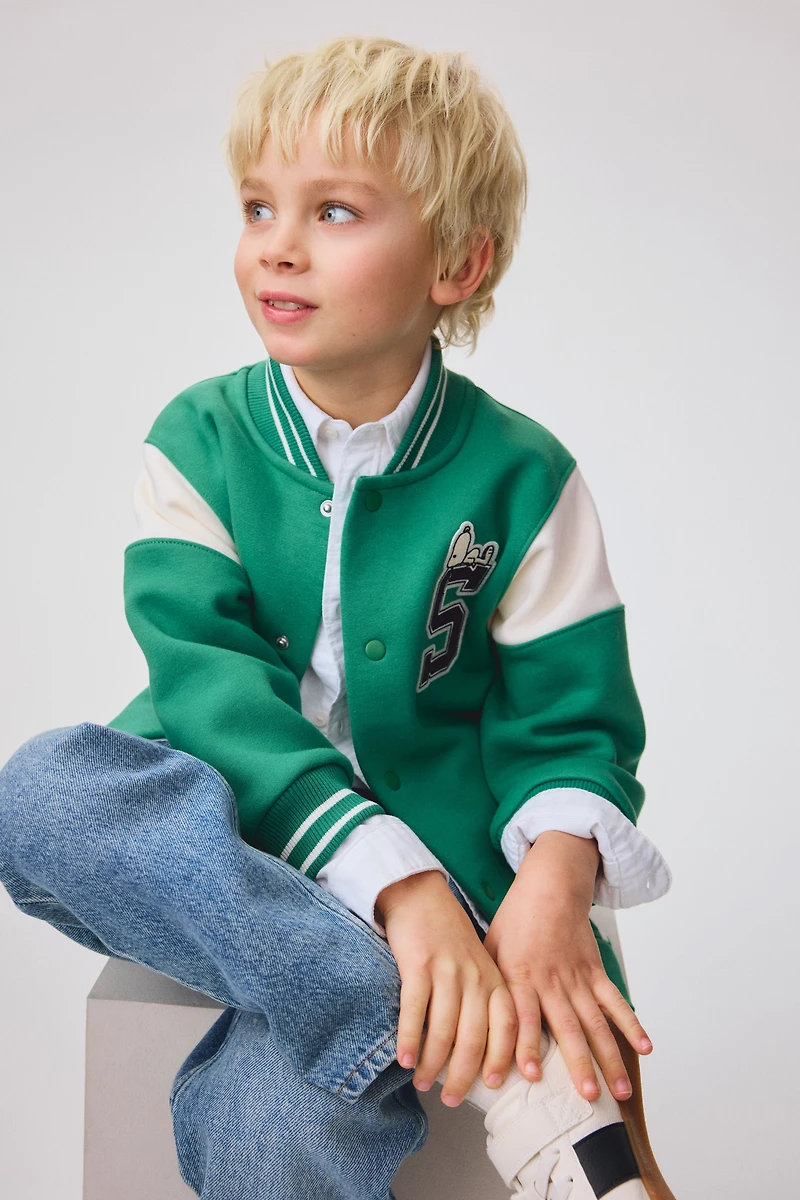 Sweatshirt Baseball Jacket