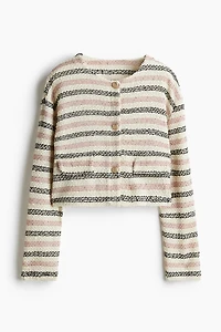 Gilet texturé scintillant