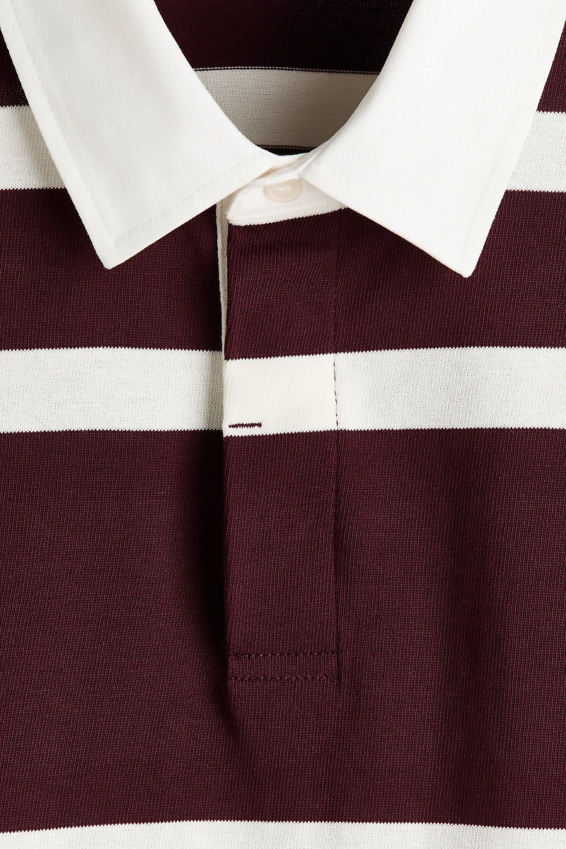 Loose-Fit Cotton Rugby Shirt