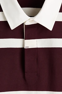 Loose-Fit Cotton Rugby Shirt
