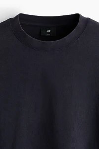 Loose-Fit Printed Long-Sleeved Shirt