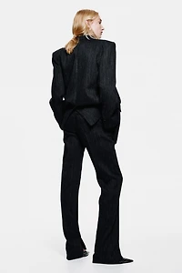 Wool-Blend Dress Pants