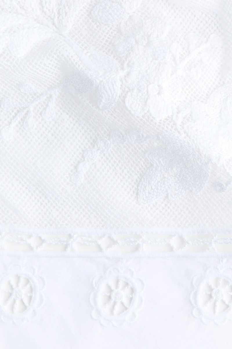 Lace-Detail Halterneck Top