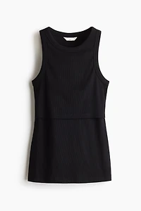 MAMA Ribbed Nursing Tank Top