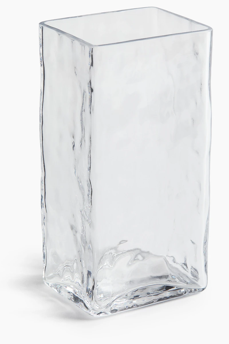 Textured-Glass Vase