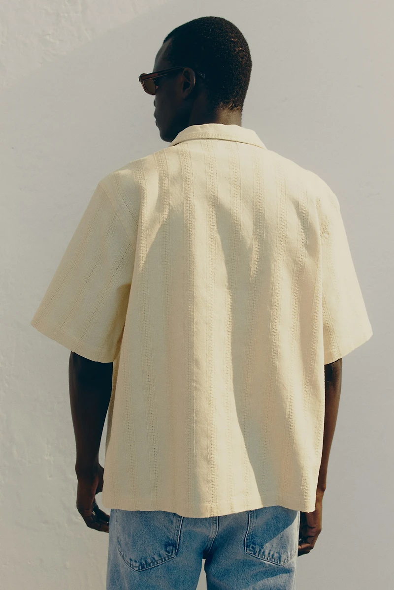 Regular-Fit Textured Resort Shirt