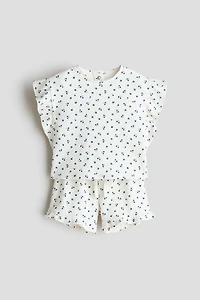 Ensemble 2 pièces en coton à motif