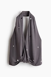 Embellished Halterneck Top