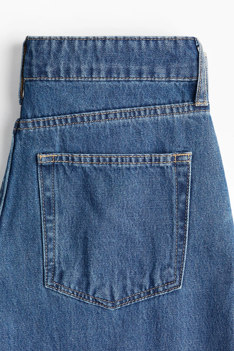 Jean large taille haute