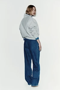 Denim Drawstring Pants