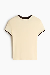 T-shirt à effet superposé