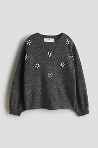Embellished Sweater