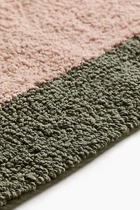 Tapis de bain tufté