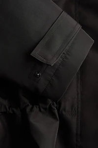 Hooded Peplum Jacket