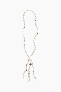 Collier avec perles fantaisie