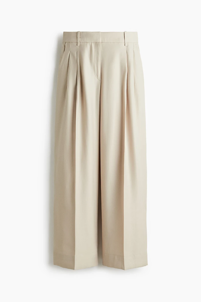Wide-Leg Dress Pants