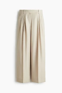 Wide-Leg Dress Pants