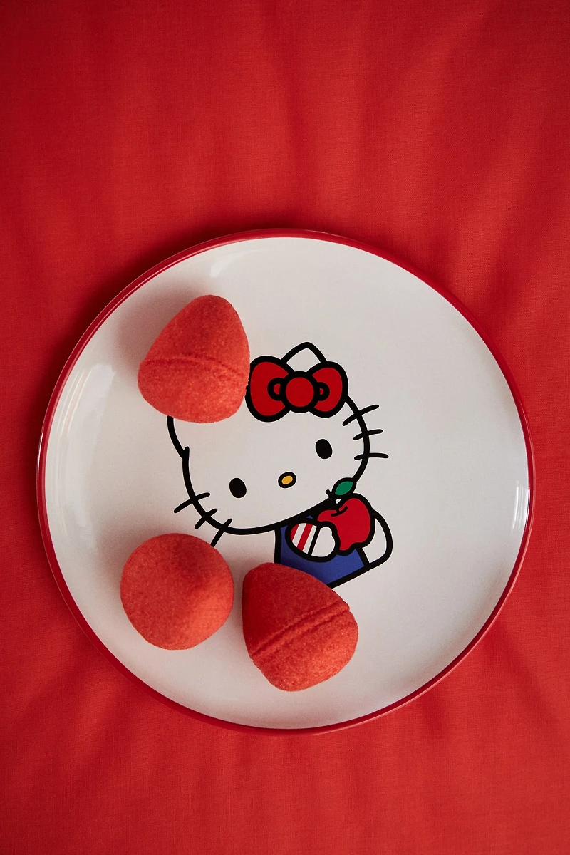 Children's Stoneware Plate with Printed Motif