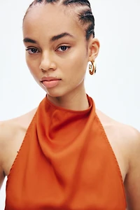 Asymmetric Halterneck Top