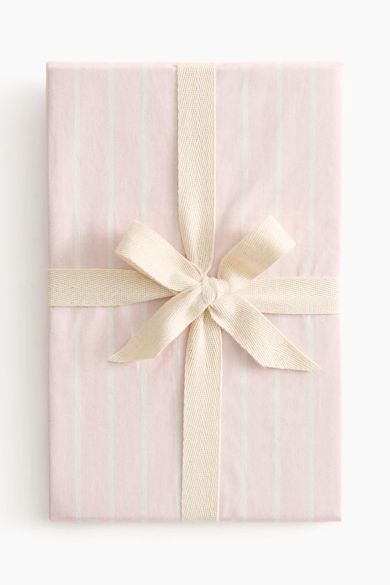 Cotton Percale Crib Duvet Cover Set