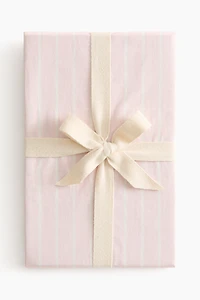 Cotton Percale Crib Duvet Cover Set