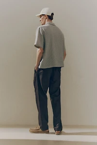 Regular-Fit Textured Resort Shirt