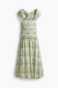 Poplin Halterneck Dress