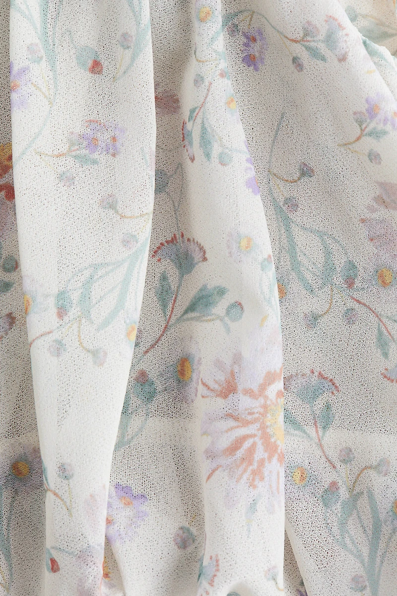 Haut à bretelles fines avec effet ballon