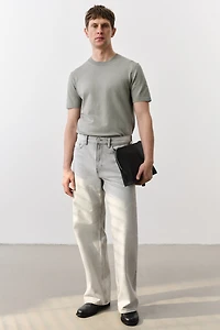 Slim-Fit Fine-Knit T-Shirt