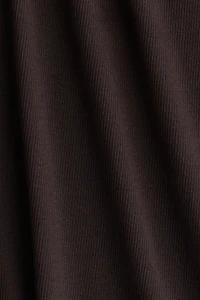 Ribbed Silk-Blend Tank Top