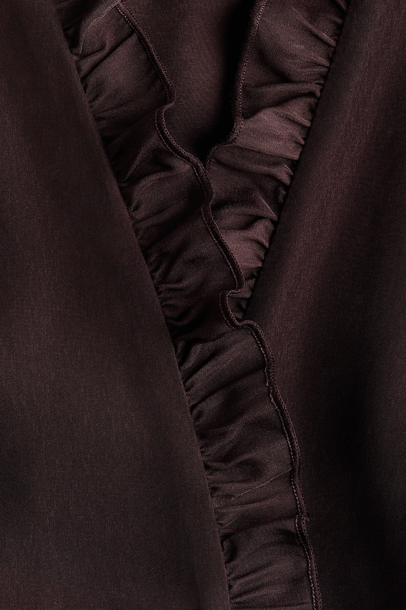 Ruffle-Trimmed Dress