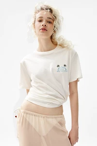 Printed Cotton T-Shirt