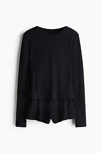 Pointelle Jersey Pajamas