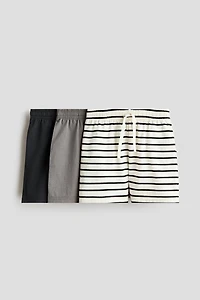 Lot de 3 shorts en jersey coton