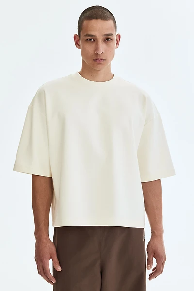 Oversized-Fit Scuba T-Shirt