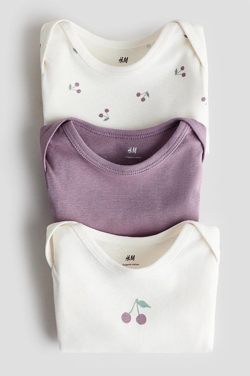 3-pack Printed Jersey Bodysuits
