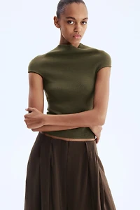 Mock Turtleneck Top