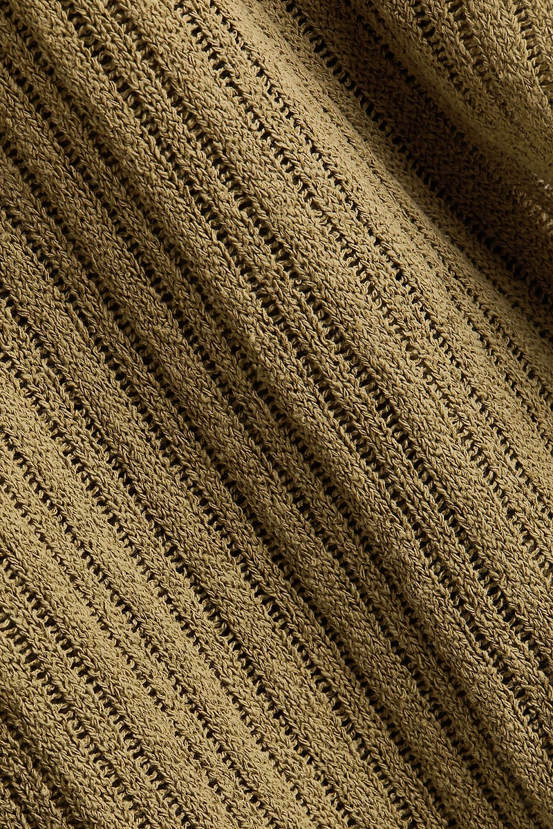 Rib-Knit Cape