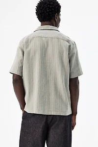 Regular-Fit Linen-Blend Resort Shirt