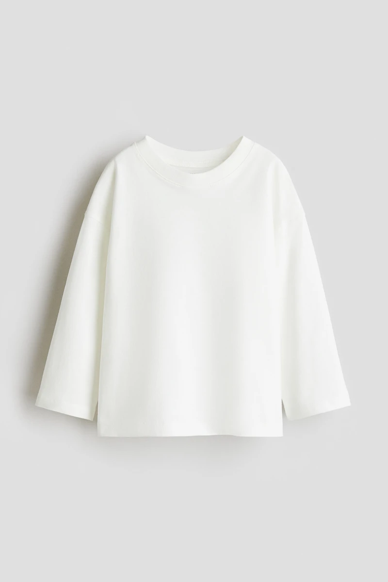 Long-Sleeved Cotton T-Shirt