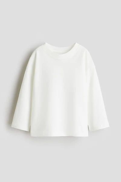 Long-Sleeved Cotton T-Shirt